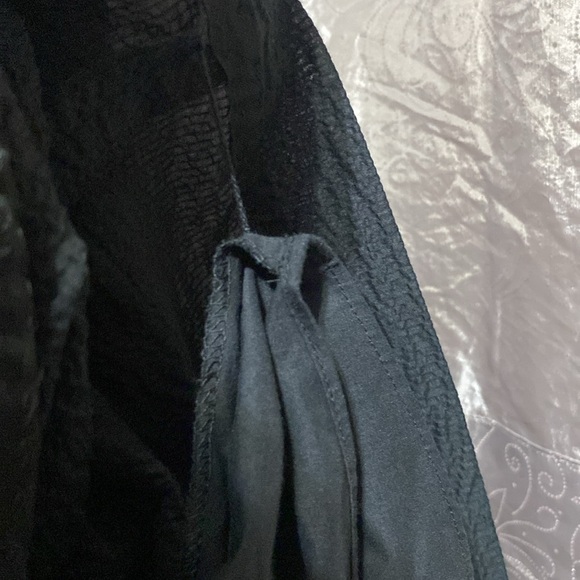 4/20 J.Crew Black Strapless Seersucker Fit & flare cocktail event dress size 10 - Picture 8 of 8